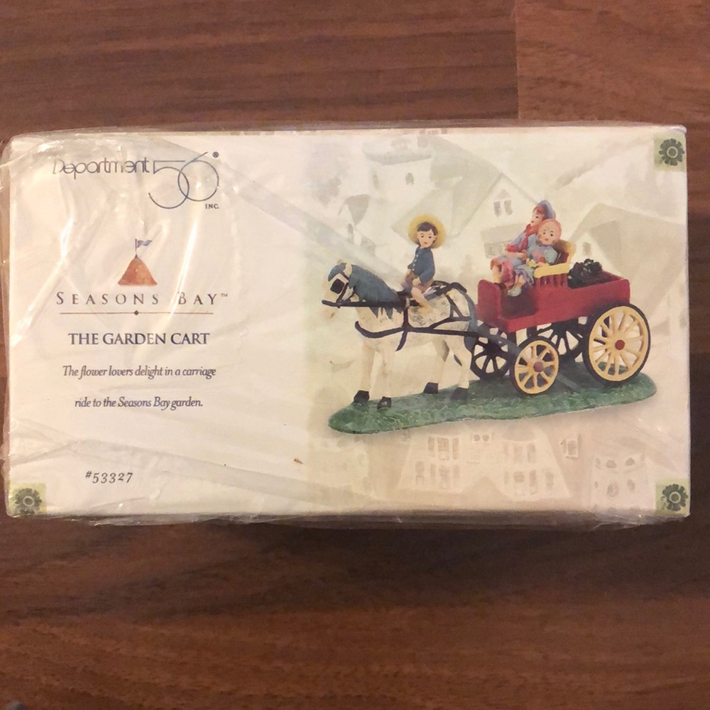 Department 56 - Seasons Bay - “The Garden Cart”